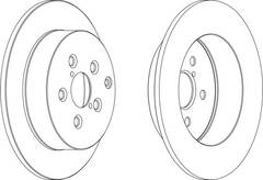 Bremžu disks DDF1406