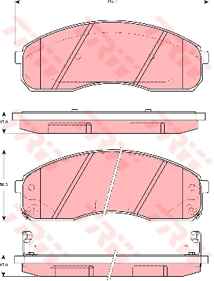 bremžu kluči GDB3301