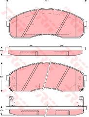 bremžu kluči GDB3301
