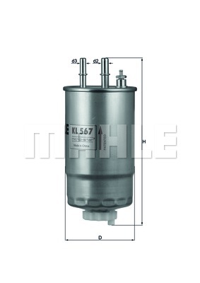 degvielas filtrs KL567