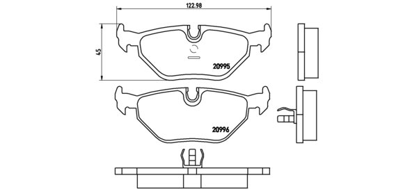 Bremžu uzliku kompl., Disku bremzes