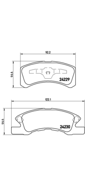 Bremžu uzliku kompl., Disku bremzes
