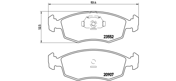 Bremžu uzliku kompl., Disku bremzes