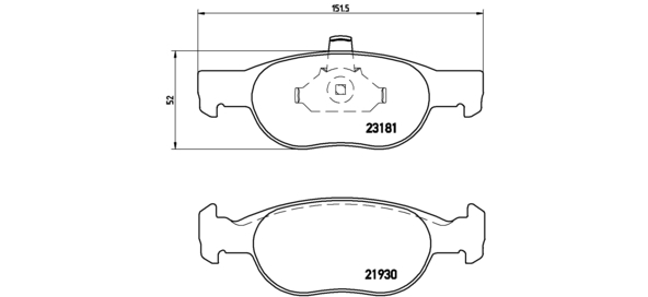 Bremžu uzliku kompl., Disku bremzes