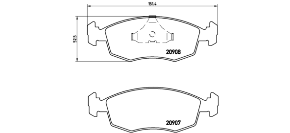 Bremžu uzliku kompl., Disku bremzes