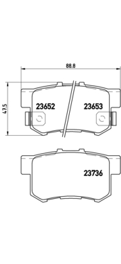 Bremžu uzliku kompl., Disku bremzes