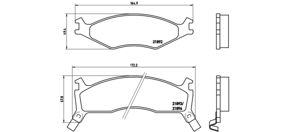 Bremžu uzliku kompl., Disku bremzes