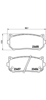Bremžu uzliku kompl., Disku bremzes