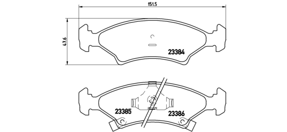 Bremžu uzliku kompl., Disku bremzes
