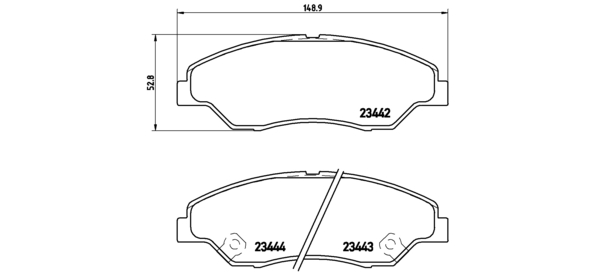 Bremžu uzliku kompl., Disku bremzes