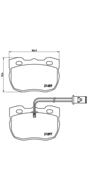 Bremžu uzliku kompl., Disku bremzes