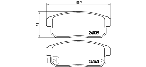 Bremžu uzliku kompl., Disku bremzes