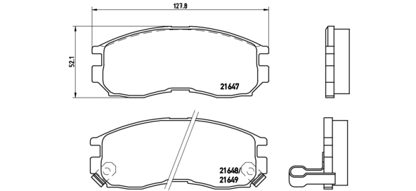 Bremžu uzliku kompl., Disku bremzes