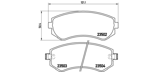 Bremžu uzliku kompl., Disku bremzes