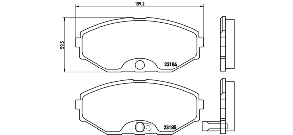 Bremžu uzliku kompl., Disku bremzes