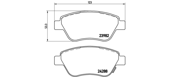 Bremžu uzliku kompl., Disku bremzes