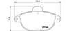 Bremžu uzliku kompl., Disku bremzes