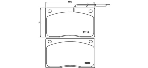 Bremžu uzliku kompl., Disku bremzes