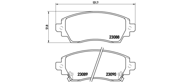 Bremžu uzliku kompl., Disku bremzes