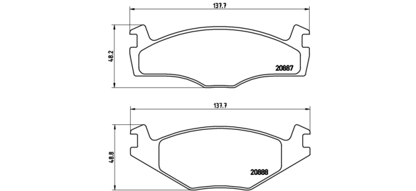 Bremžu uzliku kompl., Disku bremzes