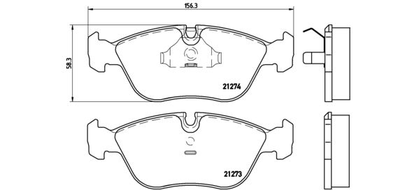 Bremžu uzliku kompl., Disku bremzes
