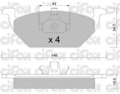 Bremžu uzliku kompl., Disku bremzes