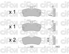 Bremžu uzliku kompl., Disku bremzes