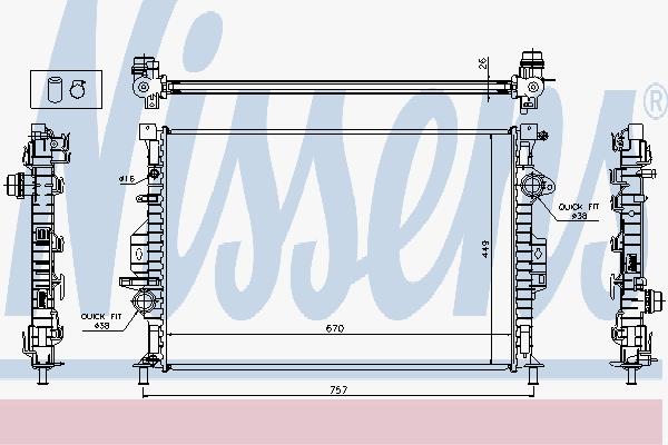 Radiators, Motora dzesēšanas sistēma