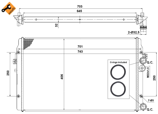 Radiators, Motora dzesēšanas sistēma