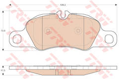 bremžu kluči GDB1990