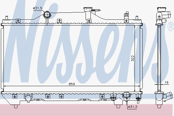 Dzesēšanas radiators 64640A