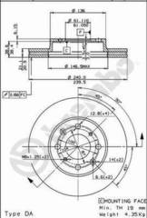 Bremžu disks 09.5285.10