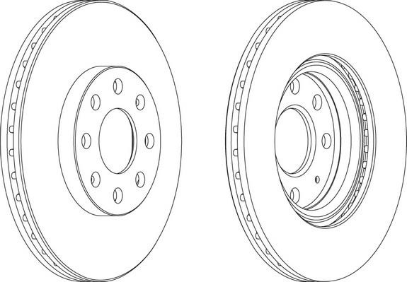 Bremžu disks DDF1304