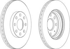 Bremžu disks DDF1304