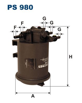 degvielas filtrs PS980/3