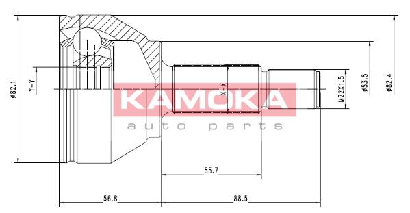 Šarnīru komplekts, Piedziņas vārpsta