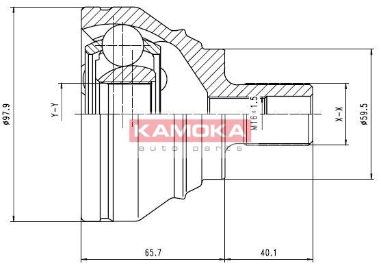 Šarnīru komplekts, Piedziņas vārpsta