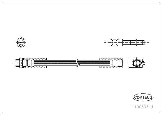 bremžu šļauka 19033514