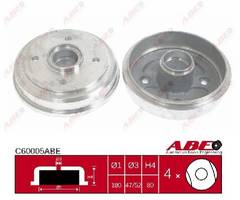 Bremžu trumuļi C60005ABE