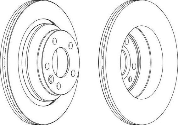Bremžu disks DDF1698