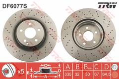 Bremžu disks DF6077S