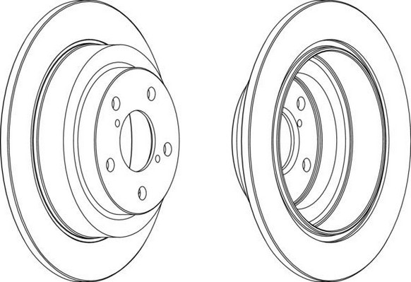 Bremžu disks DDF678