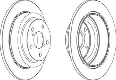Bremžu disks DDF678