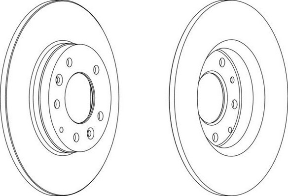 Bremžu disks DDF1500
