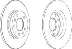 Bremžu disks DDF1500