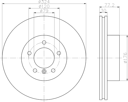 bremžu disks 92122603