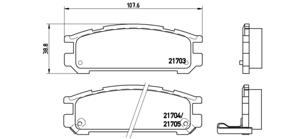 Bremžu kluči P78005 0342.02