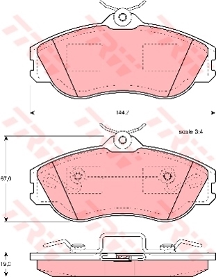 Bremžu kluči GDB815