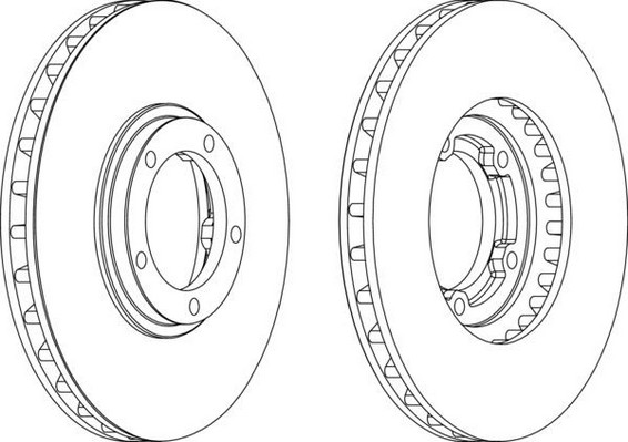 bremžu disks DDF1658