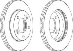 Bremžu disks DDF1627